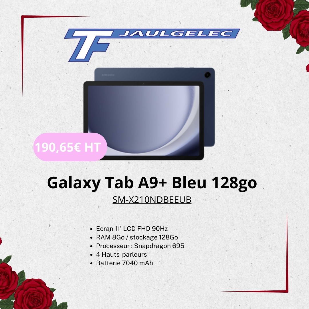 Galaxy Tab A9+ Bleu 128go
